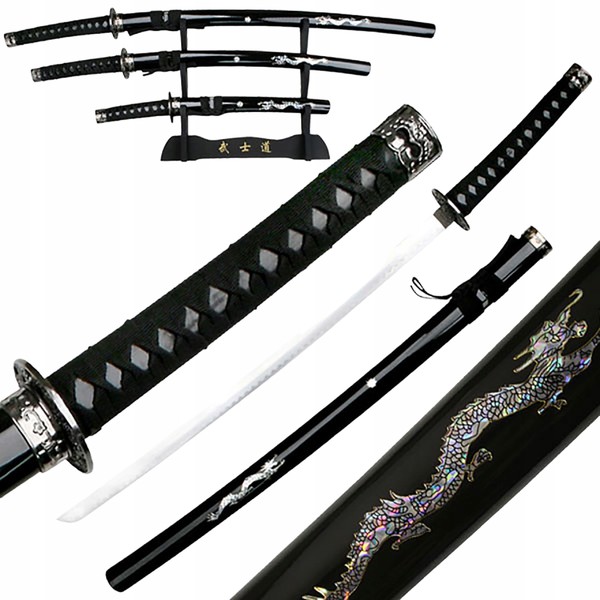 Master Cutlery JS-697 Sada 3 Samurajských meču se stojánem