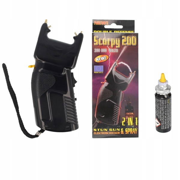ESP SCORPY 200 – FOG Stun Gun ESP Paralyzér 200000 V