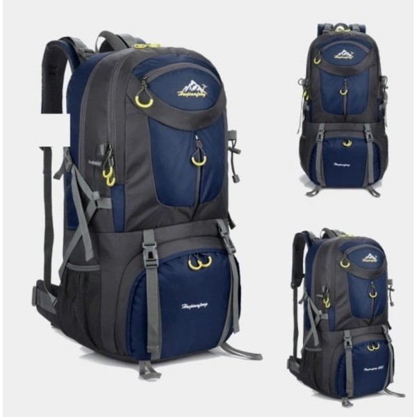 RG EVEREST Turistický batoh 50L, 41-60 l, modrý