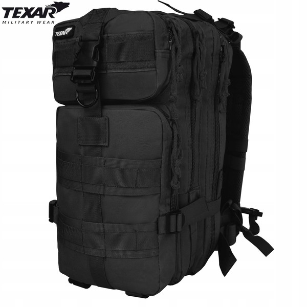 Texar TXR 28L Vojenský batoh 20-40 l, černý