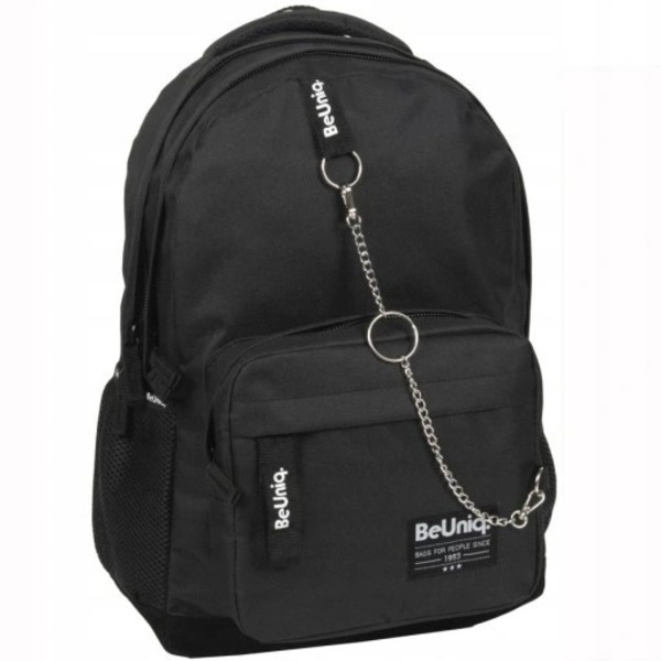Paso PPB22-228 Vícekomorový školní batoh, černý, 29l