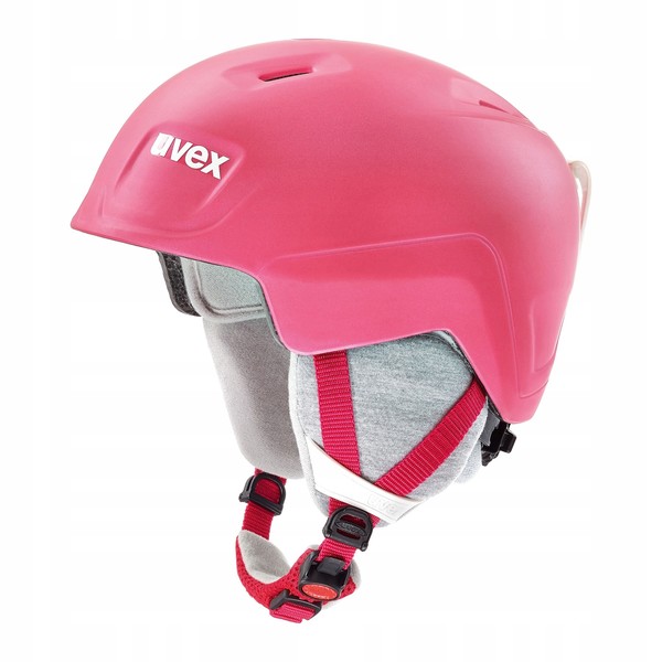 UVEX Manic Pro Dětská lyžařská helma růžová matná 51-55 cm