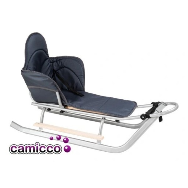CAMICCO Cam705 Tradiční kovové saně na tlusté trubce