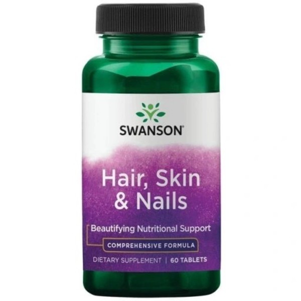 Swanson Health Products Hair, Skin & Nails Doplněk stravy tablety přeslička 60 ks.