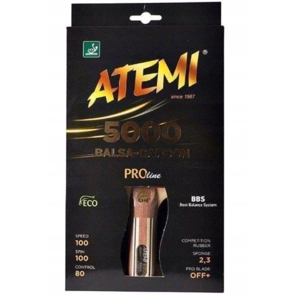 Atemi 5000 Pro konkávní raketa na stolní tenis