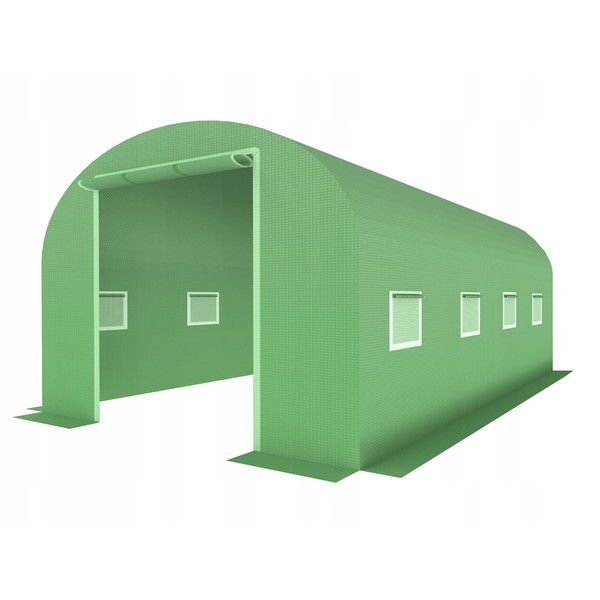 Kontrast Fóliový tunel 12 m² 400 x 300 cm zelený