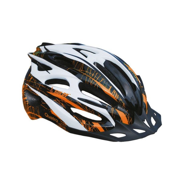 Cyklo helma SULOV QUATRO, vel. L, černo-oranžová