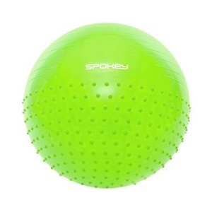HALF FIT Gymnastický míč 2v1 65 cm včetně pumpičky zelený