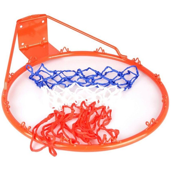 Koš na basket + síťka 1107 SPARTAN červený průměr koše 45 cm